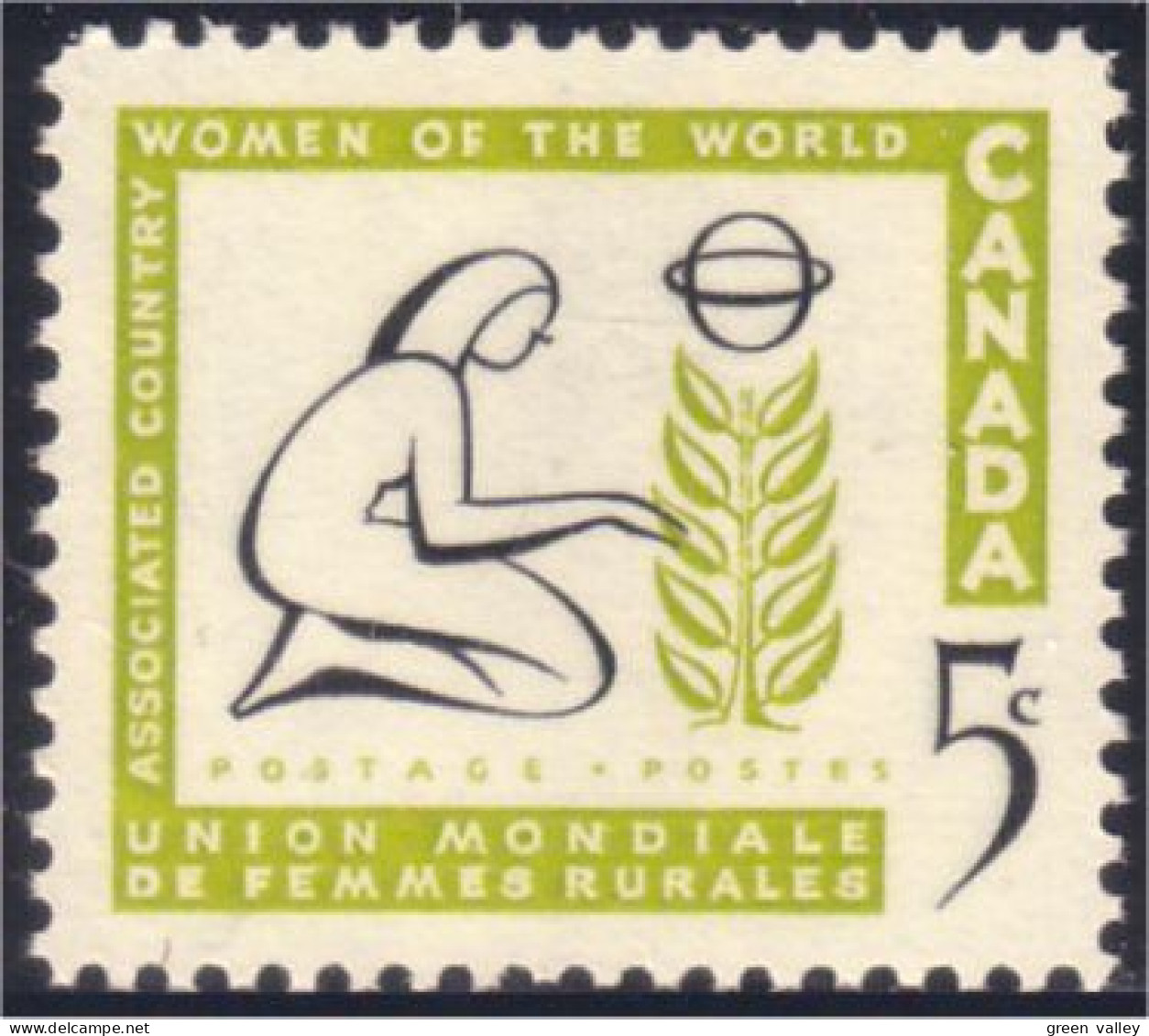 Canada Femme Arbre Tree Country Women MNH ** Neuf SC (03-85b) - Agriculture