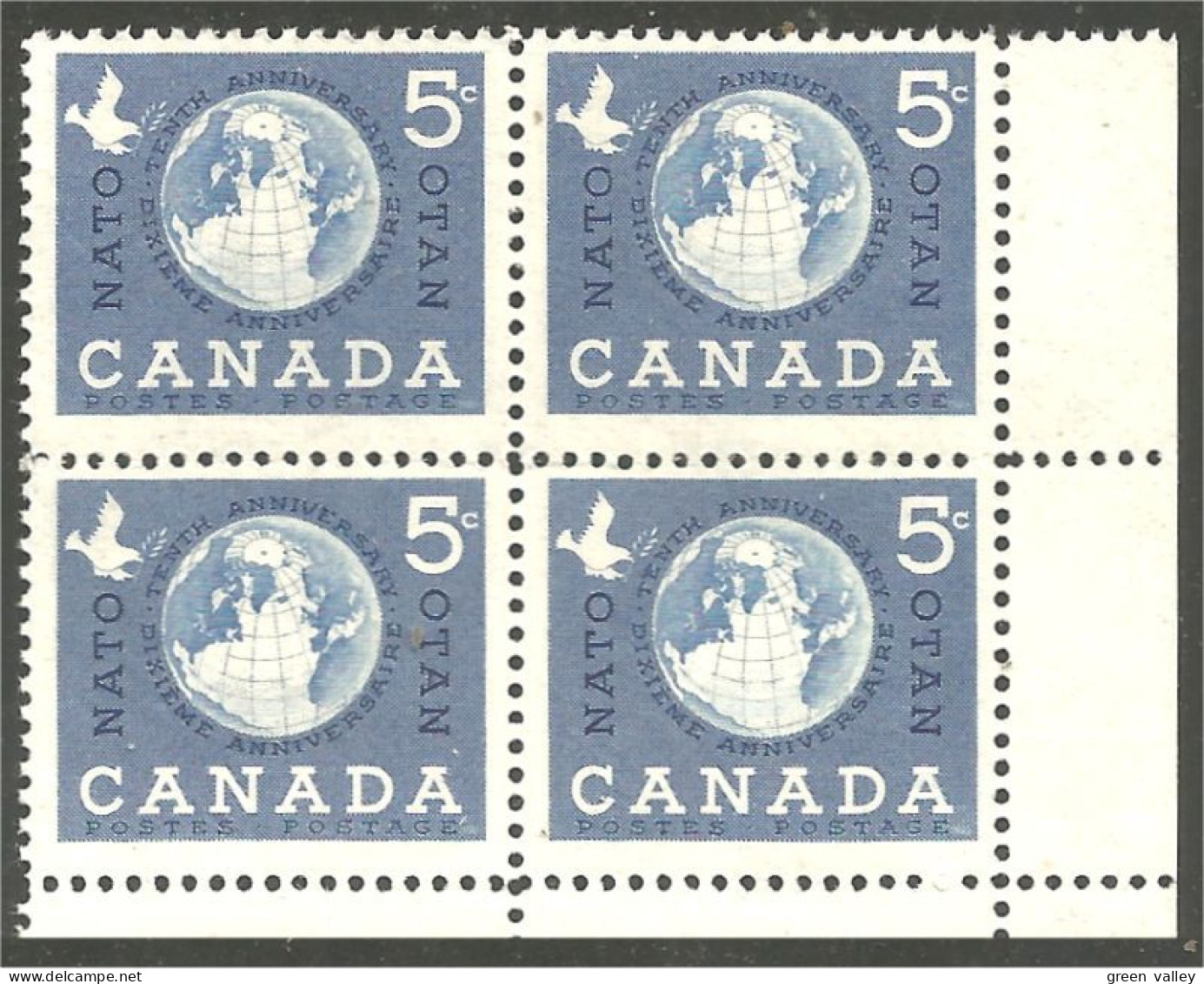 Canada NATO OTAN Block/4 MNH ** Neuf SC (03-84lr) - Militares