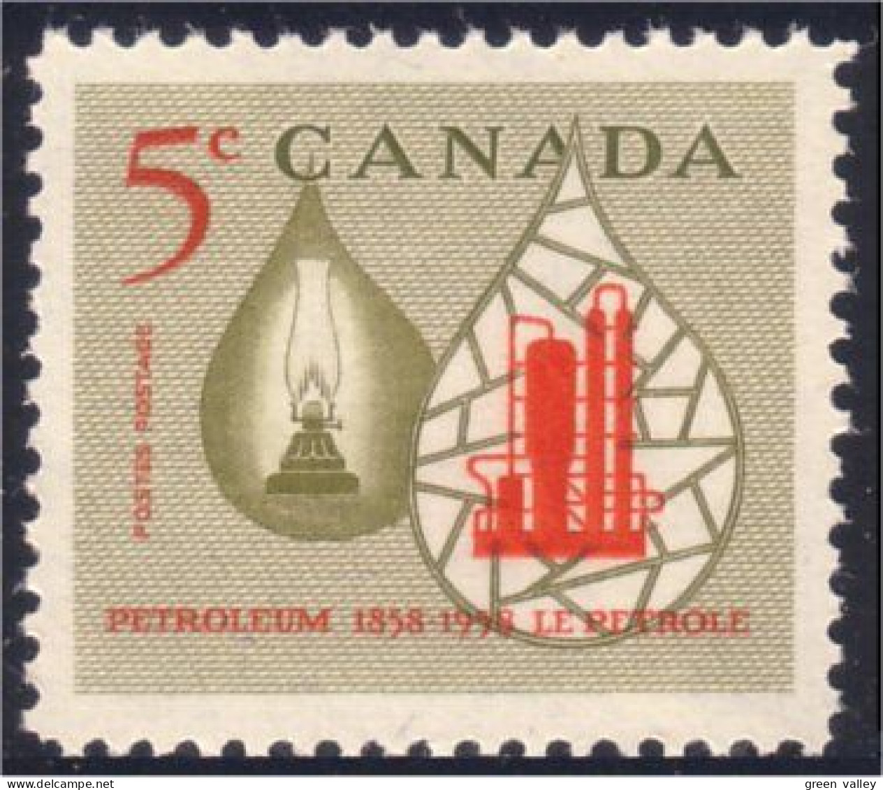 Canada Lampe Huile Oil Lamp Raffinerie Refinery Petrole Petroleum MNH ** Neuf SC (03-81a) - Ungebraucht