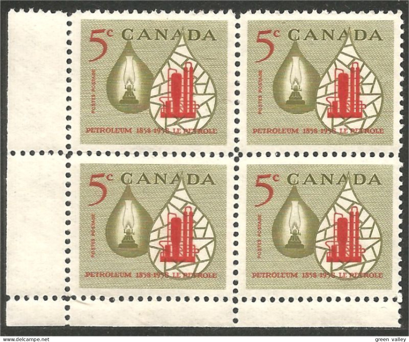 Canada Lampe Huile Oil Lamp Raffinerie Refinery Petrole Petroleum MNH ** Neuf SC (03-81ll) - Ongebruikt