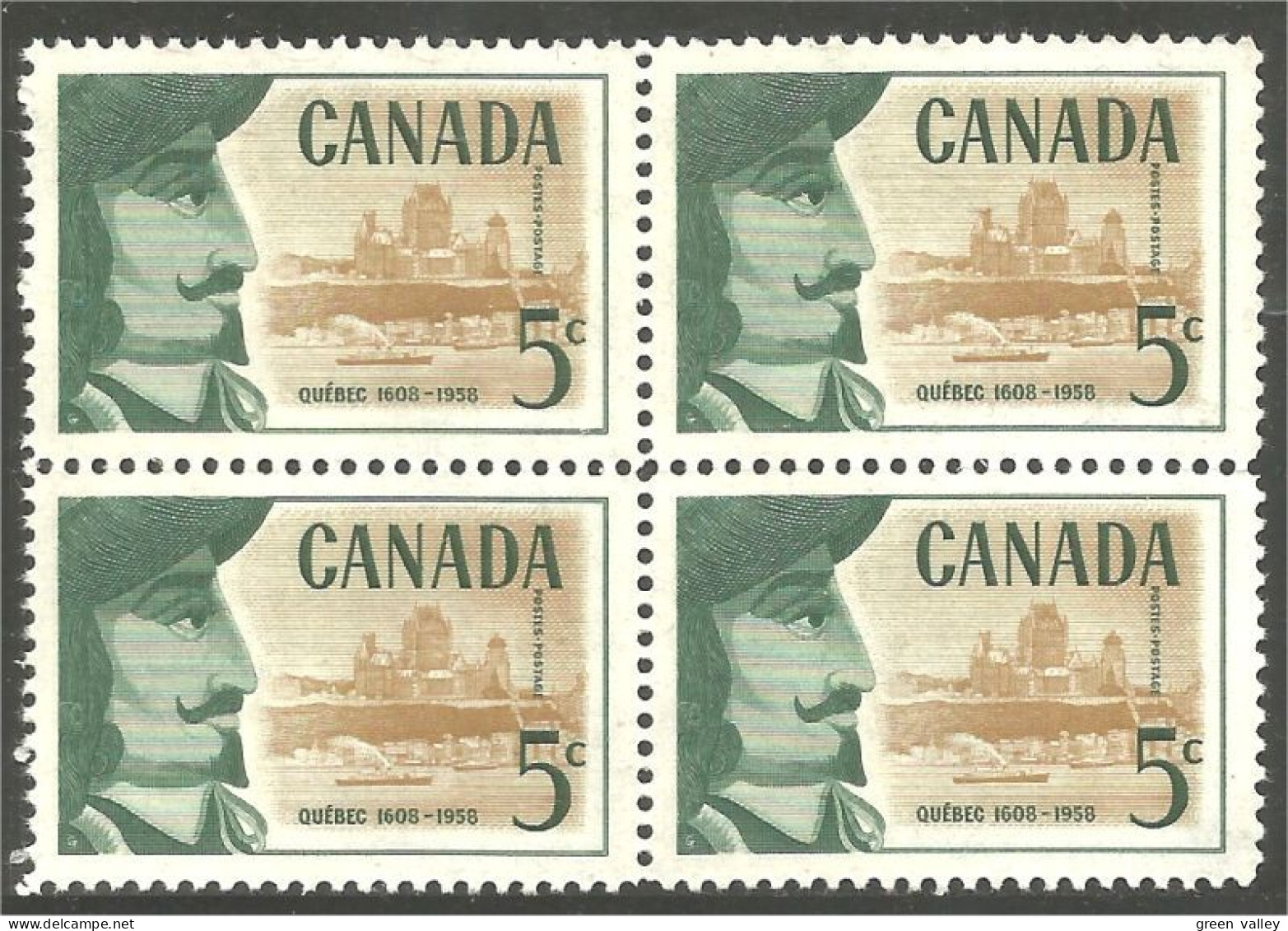 Canada Samuel De Champlain Bateau Ship Schiffe Block/4 MNH ** Neuf SC (03-79c) - Unused Stamps