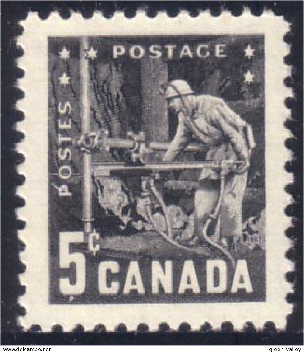 Canada Mines Miner Mining MNH ** Neuf SC (03-73b) - Mineralien