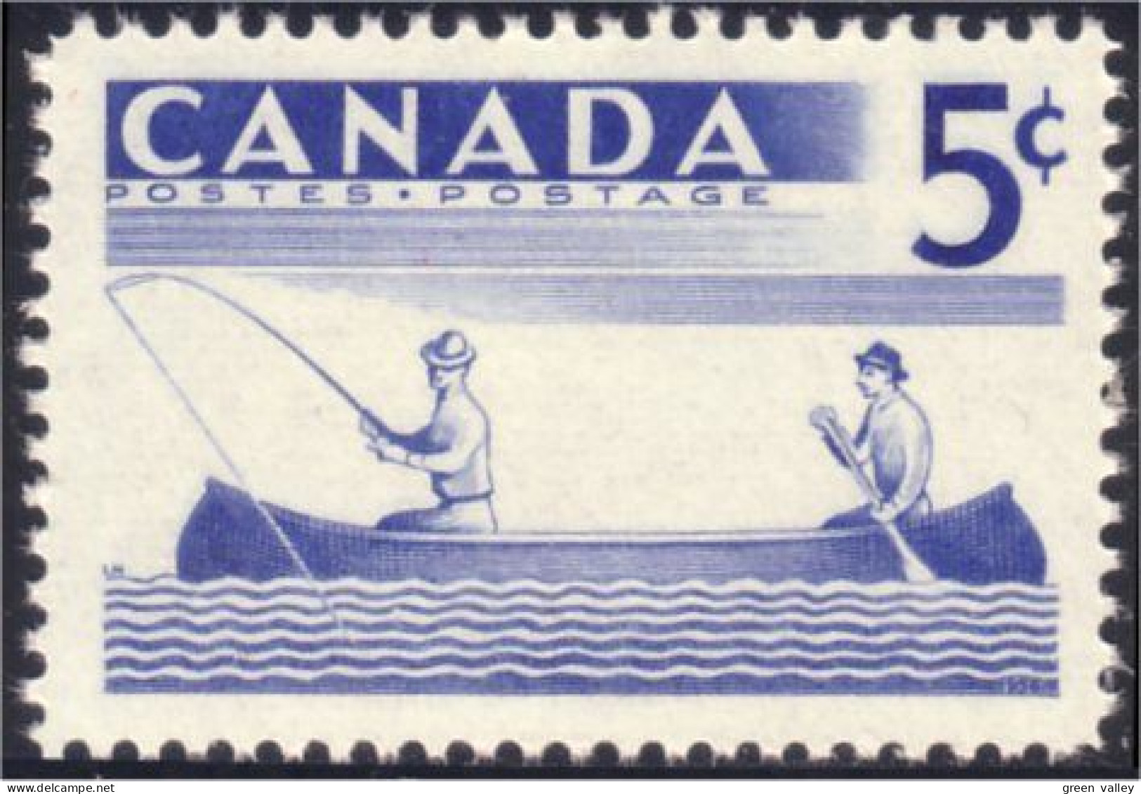 Canada Fishing Peche A La Ligne Canoe MNH ** Neuf SC (03-65c) - Canoe