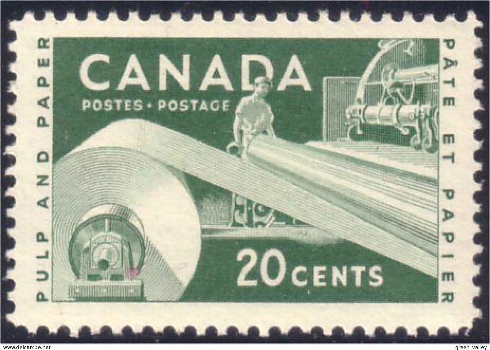 Canada Paper Industry Papetiere MNH ** Neuf SC (03-62b) - Alberi