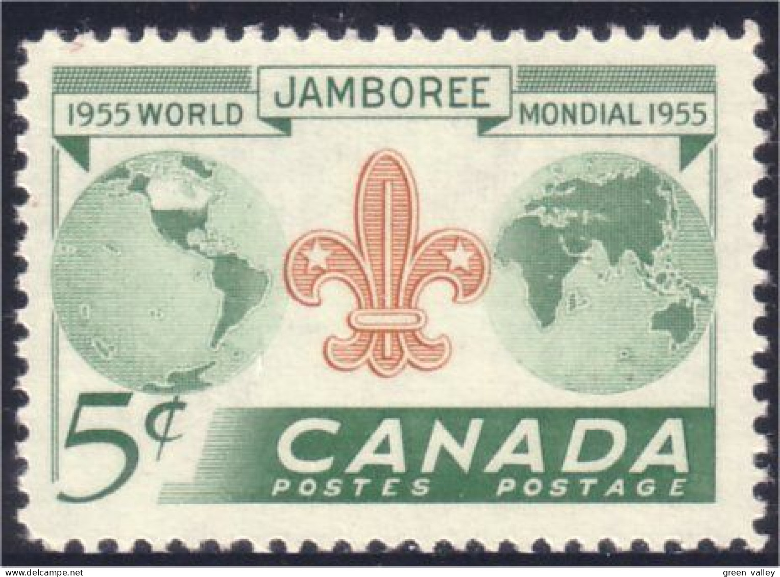Canada Scouts Carte Monde World Map MNH ** Neuf SC (03-56b) - Geographie