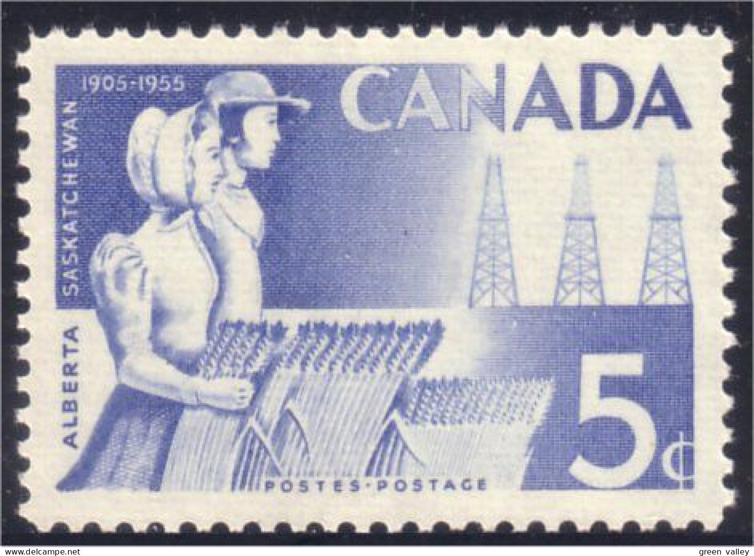 Canada Petrole Oil Ble Wheat Agriculture MNH ** Neuf SC (03-55a) - Unused Stamps