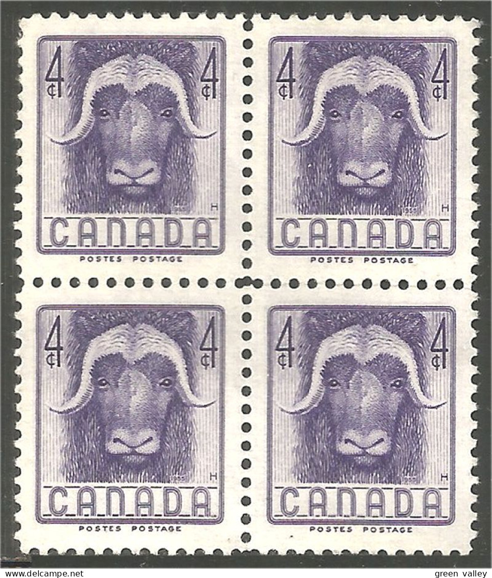 Canada Musk Ox Boeuf Musqué Block/4 MNH ** Neuf SC (03-52e) - Ungebraucht