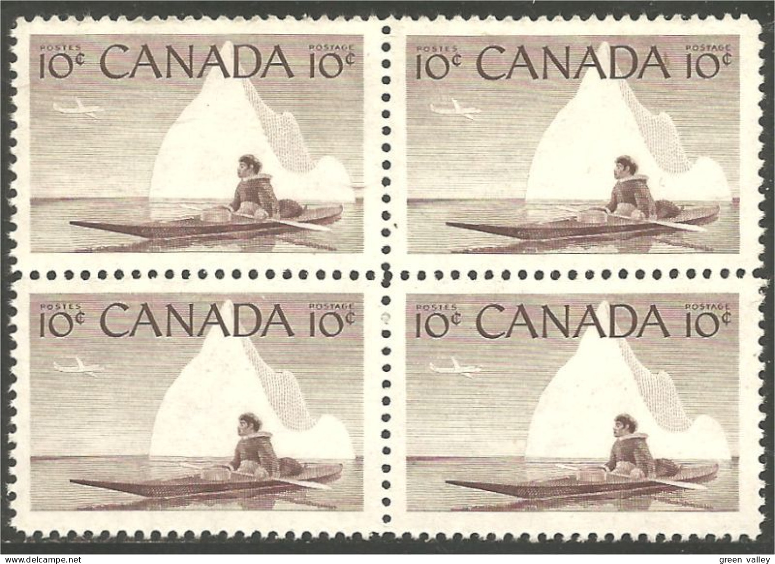 Canada Inuk Kayak Eskimo Hunter Block/4 MNH ** Neuf SC (03-51g) - Ongebruikt