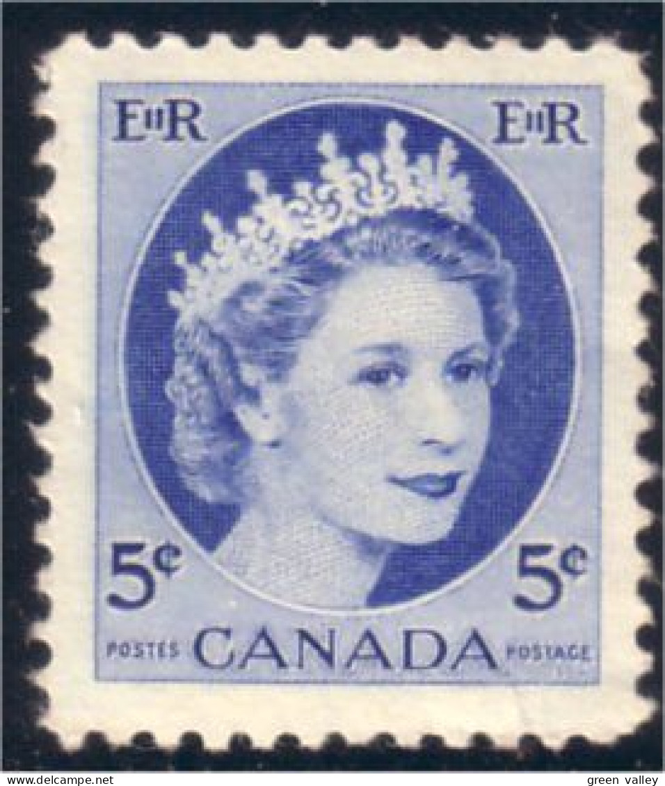 Canada QEII Wilding Bleu Blue MNH ** Neuf SC (03-41b) - Familles Royales