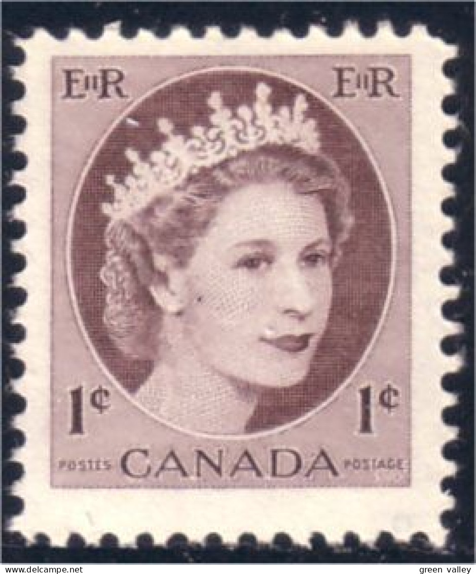 Canada QEII Wilding Violet Brown MNH ** Neuf SC (03-37) - Ongebruikt