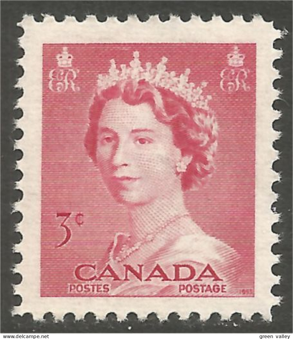Canada QEII 3c Rose Karsh MNH ** Neuf SC (03-27a) - Postzegels