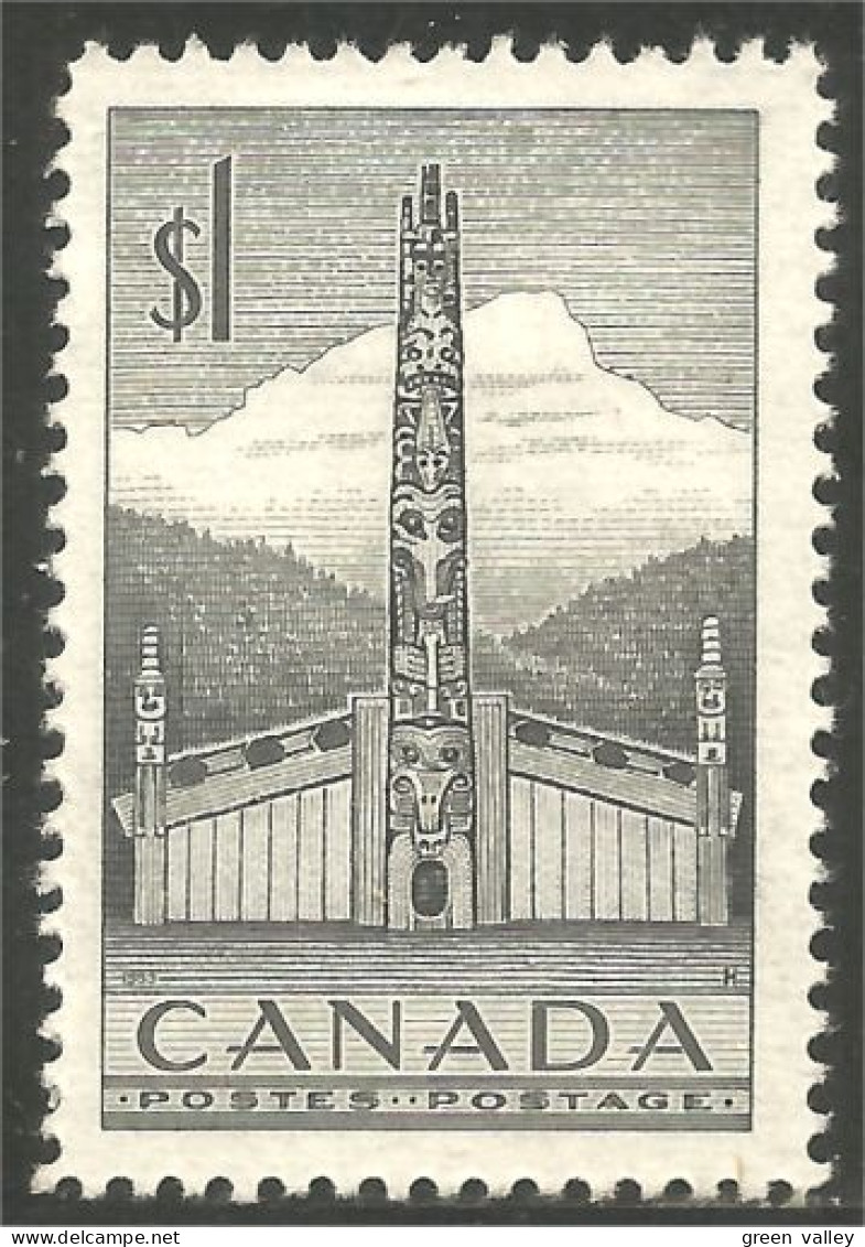 Canada Pacific Coast Totem Pole Indian House MH * Neuf (03-21c) - Unused Stamps