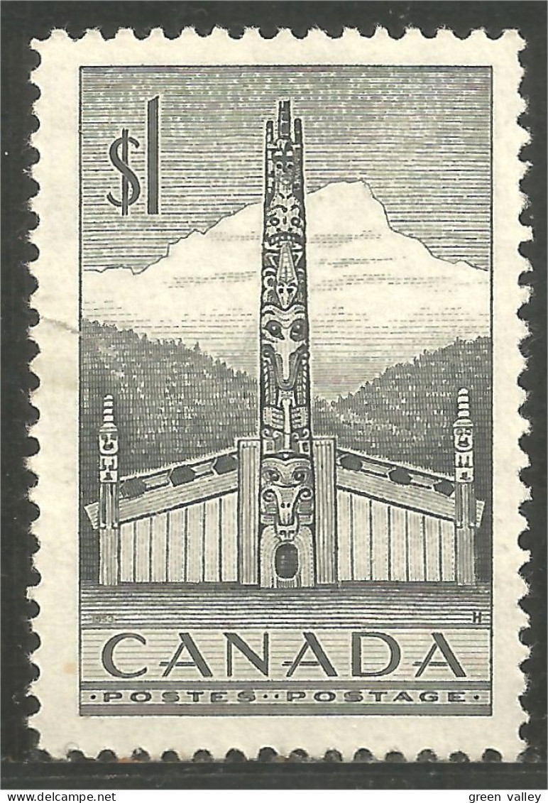 Canada Pacific Coast Totem Pole Indian House MNH ** Neuf SC (03-21b) - Indios Americanas