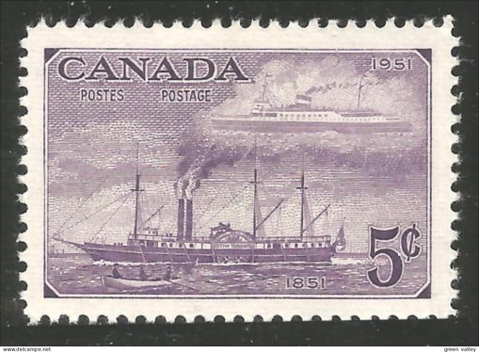 Canada Centenaire Bateau Ship Boat Schiff Barco Bote MH * Neuf CH Légère (C03-12-2) - Nuevos