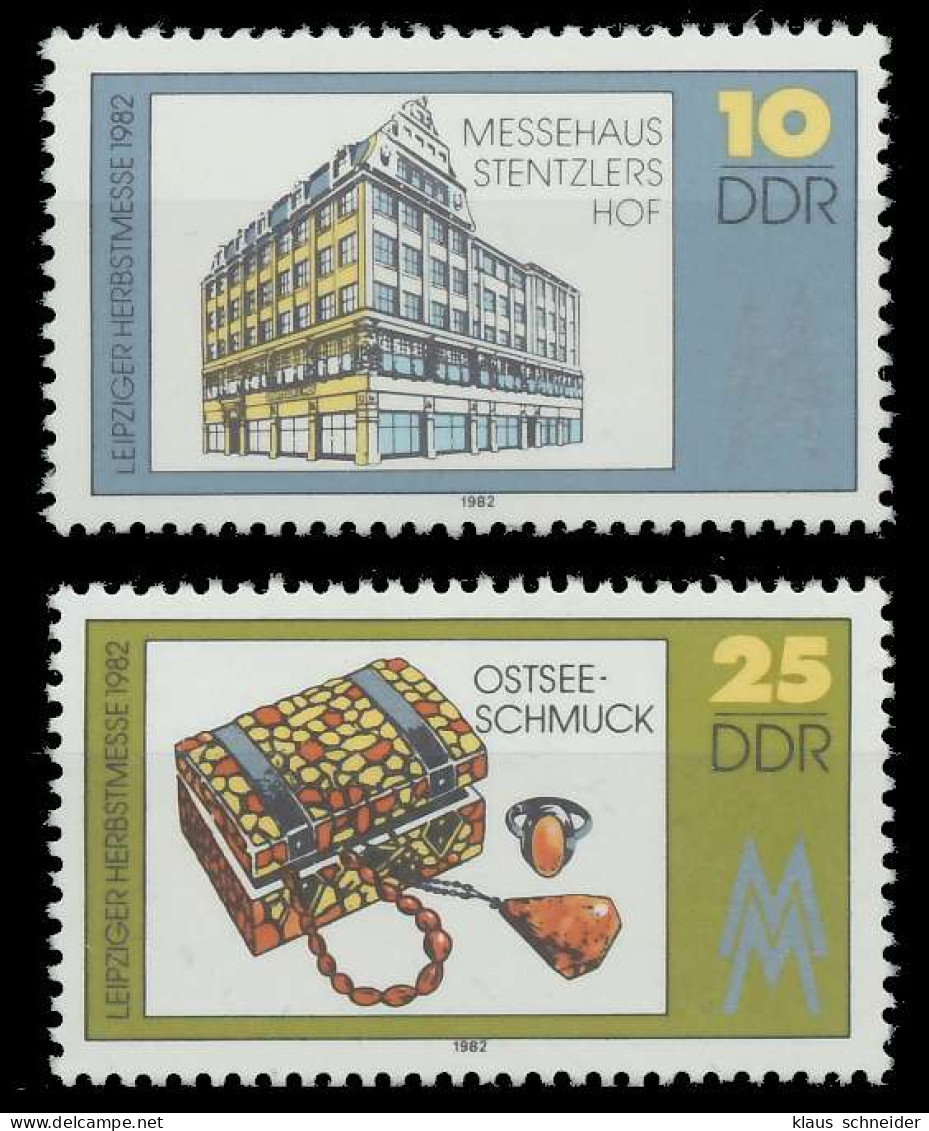 DDR 1982 Nr 2733-2734 Postfrisch X19643E - Neufs