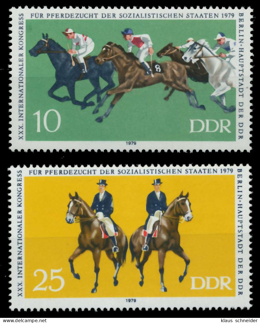 DDR 1979 Nr 2449-2450 Postfrisch X1A4412 - Unused Stamps