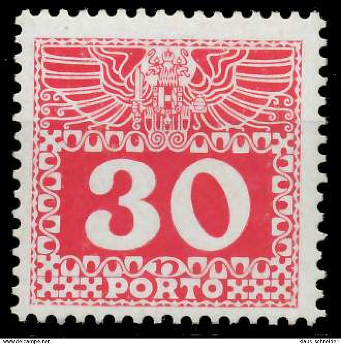 ÖSTERREICH PORTOMARKEN 1908 11 Nr 42x Postfrisch X74290A - Portomarken