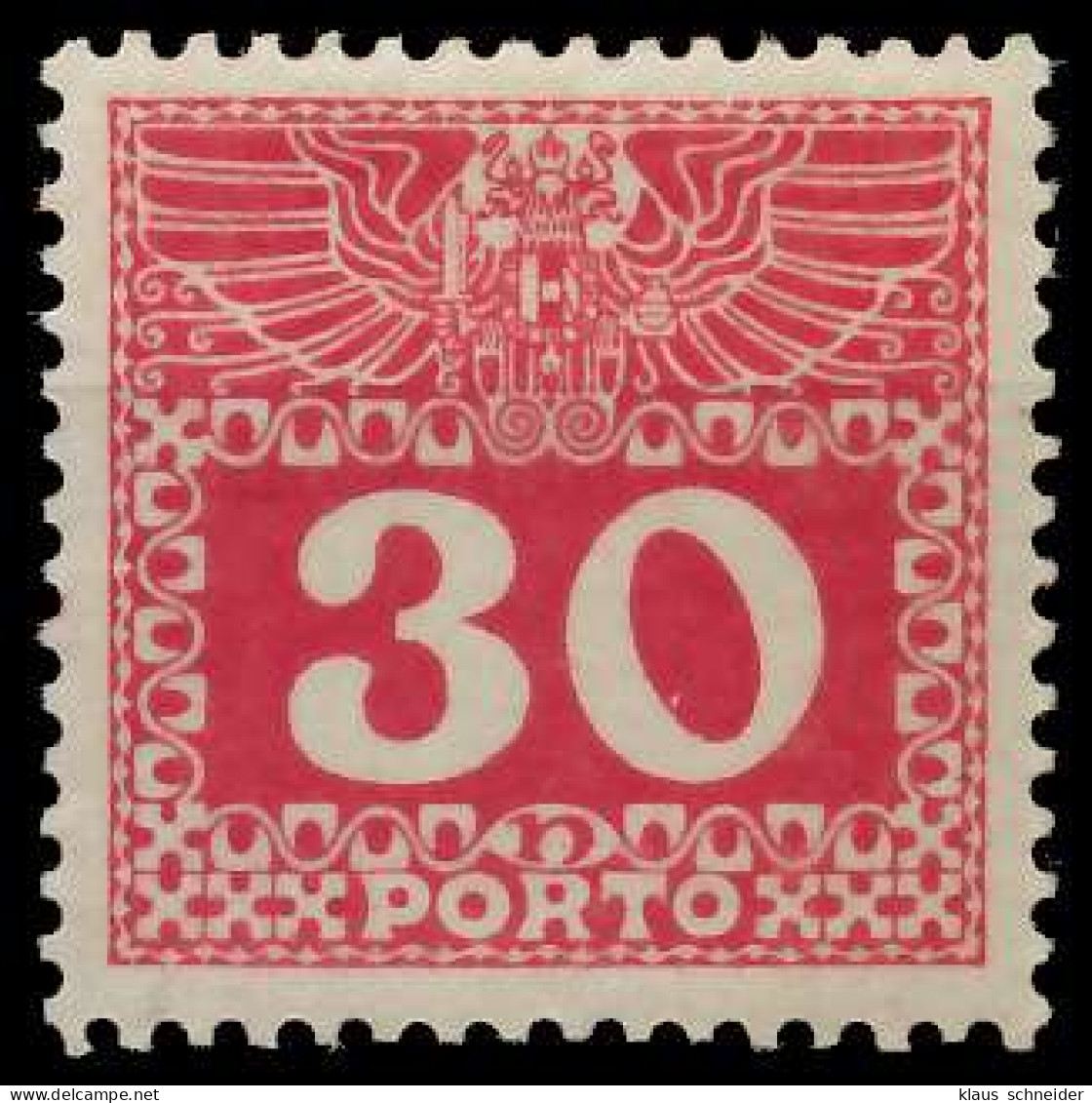 ÖSTERREICH PORTOMARKEN 1908 11 Nr 42z Postfrisch X742936 - Portomarken