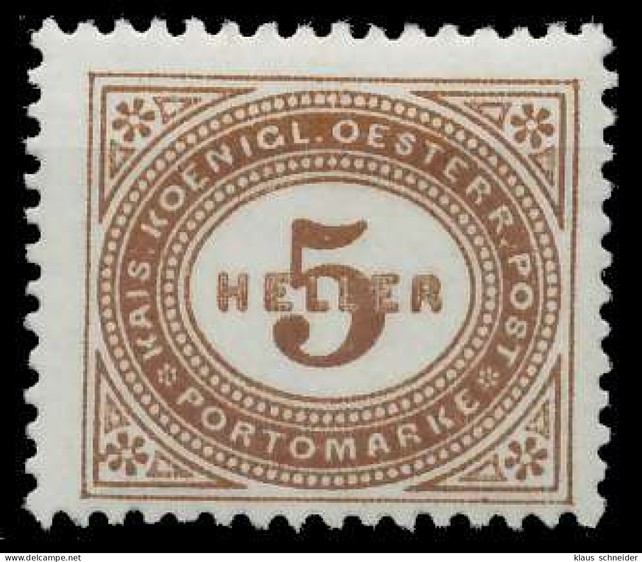 ÖSTERREICH PORTOMARKEN 1900 Nr 26A Postfrisch X7429D6 - Portomarken