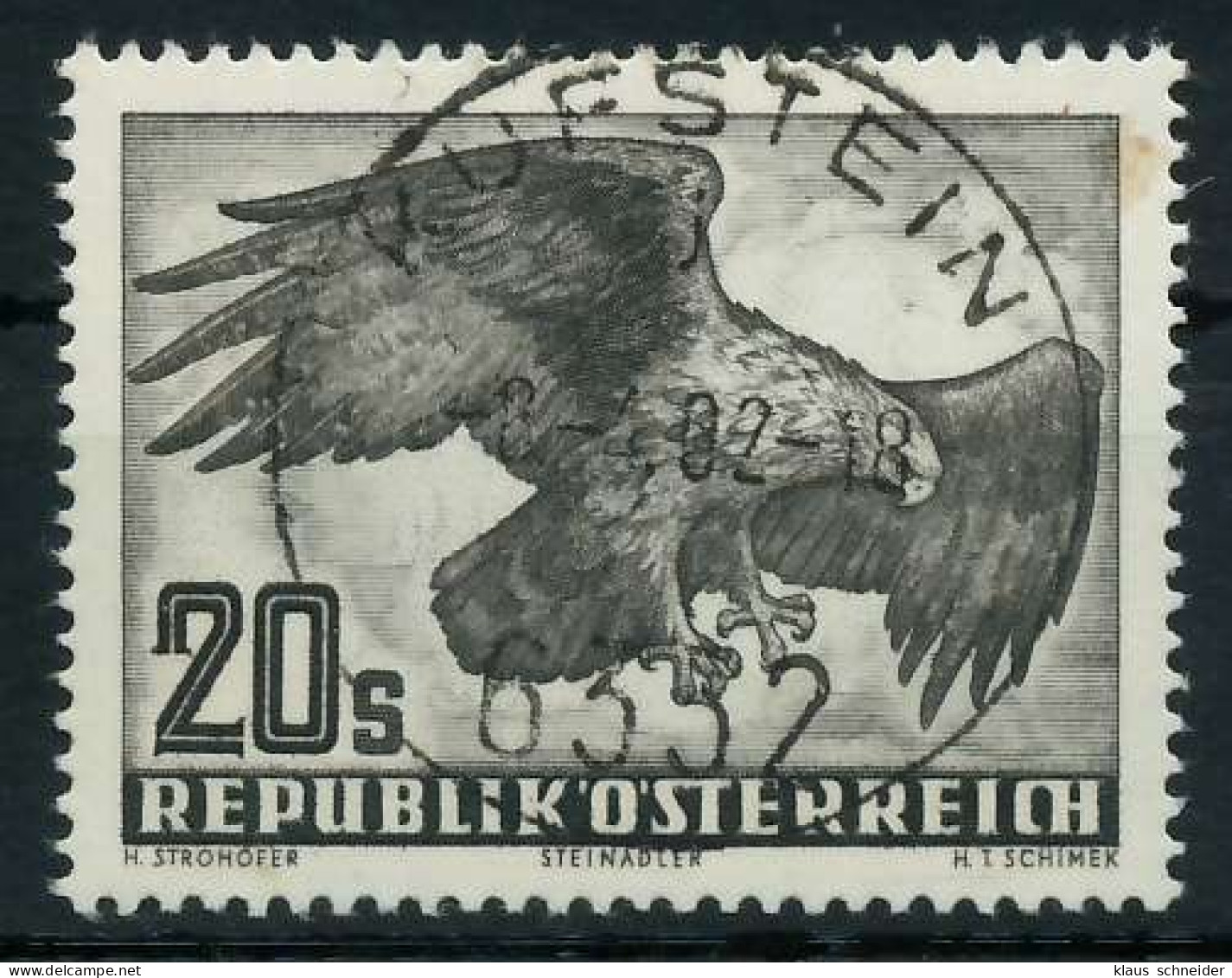 ÖSTERREICH 1952 Nr 968z Zentrisch Gestempelt X75E602 - Gebraucht