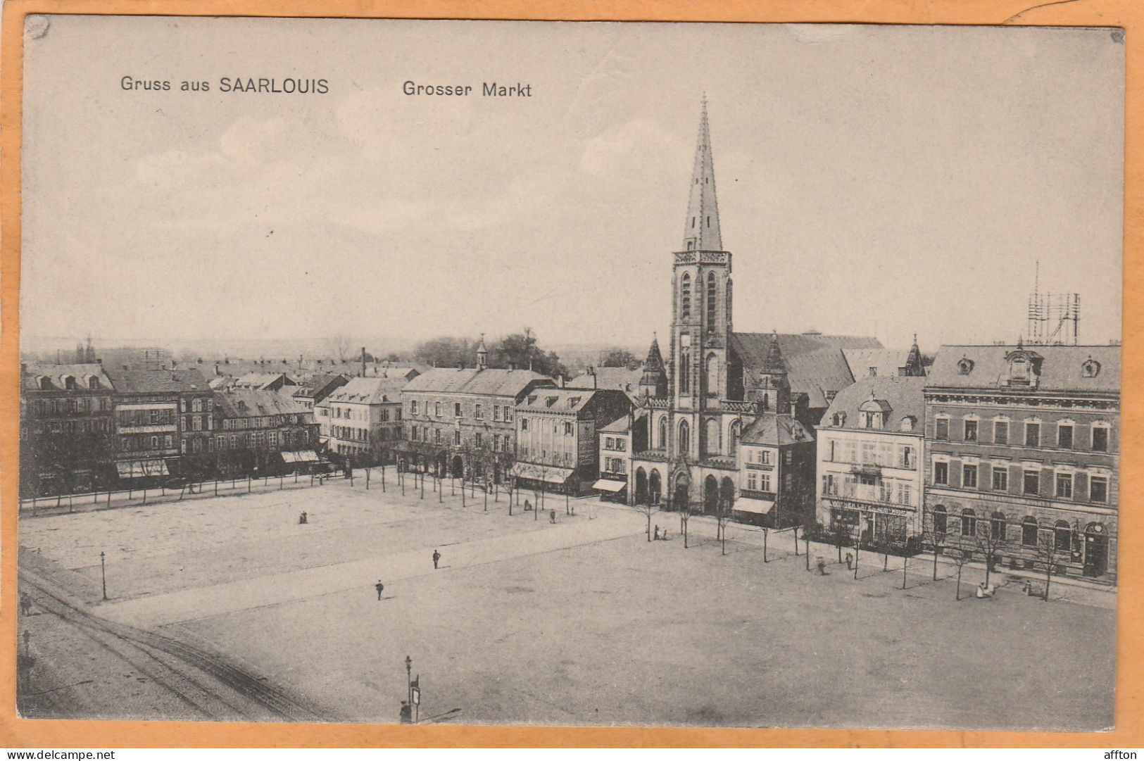 Saarlouis Germany 1909 Postcard - Kreis Saarlouis