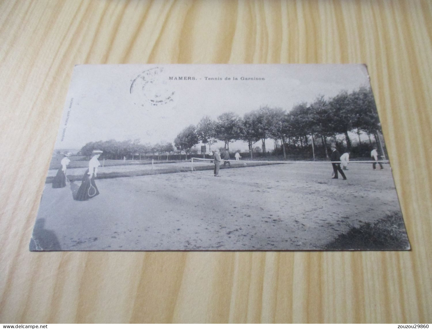 CPA Mamers (72).Tennis De La Garnison - Carte Animée, Oblitérée Le 15/10/1904. - Mamers
