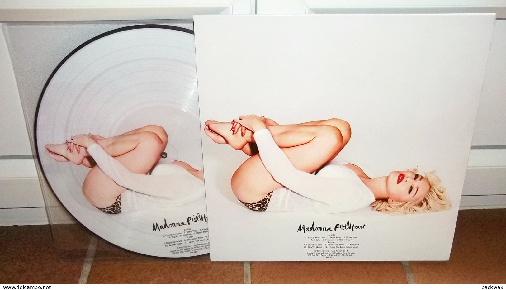 RARE MADONNA Rebel Heart LIVE Nation 2014 PICTURE DISC LP Editon Limitée - Rock