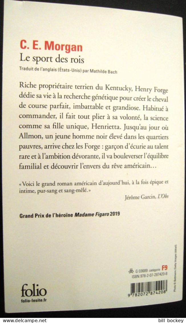 Catherine.Elaine.MORGAN " Le Sport Des Rois" 2019 - Collection Folio Gallimard - EXEMPLAIRE NEUF - Sonstige & Ohne Zuordnung