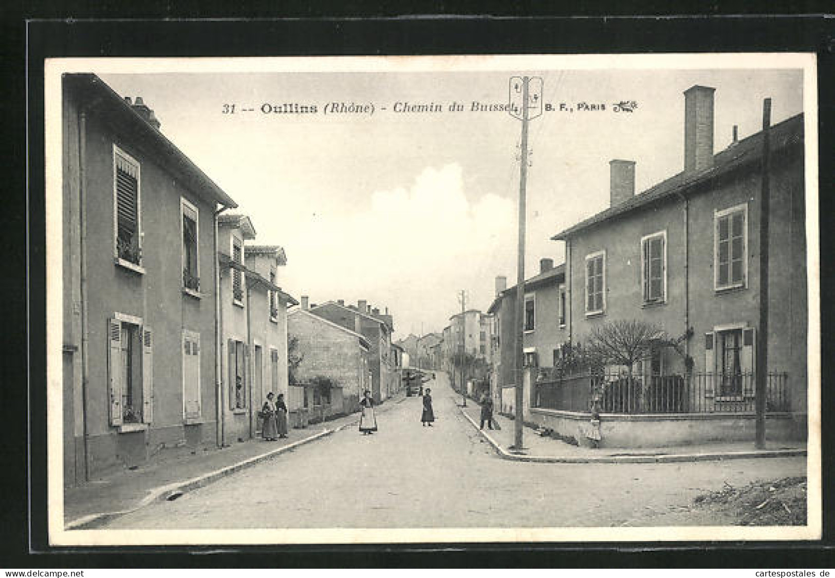 CPA Oullins, Chemin Du Buisset  - Oullins