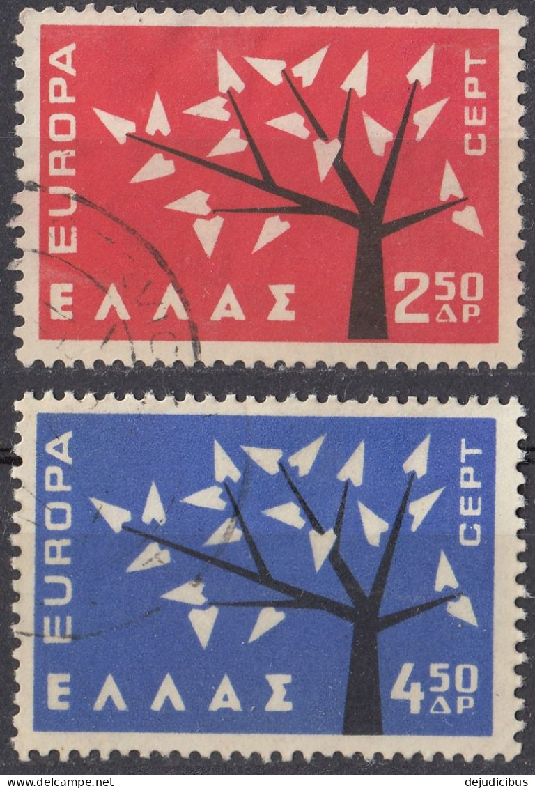 GRECIA - HELLAS - 1962 - Serie Completa Di 2 Valori Usati: Yvert 774/775 - Usati