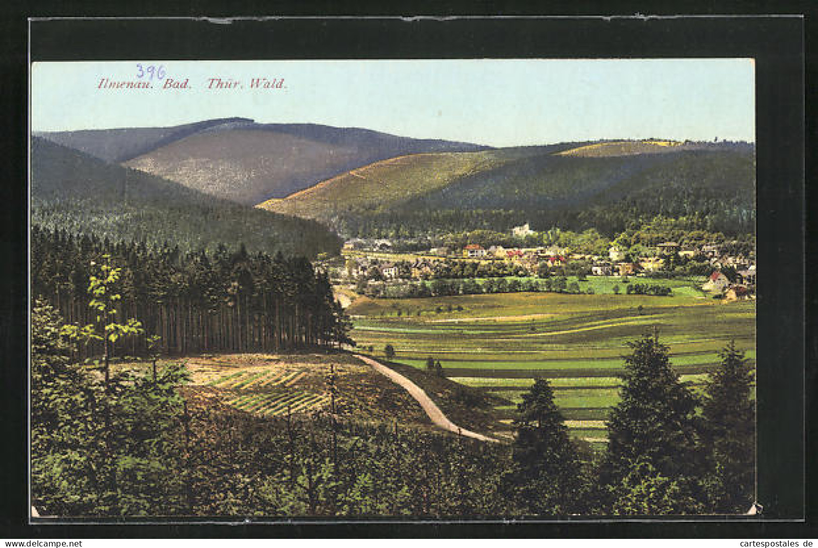 AK Bad Ilmenau / Thür. Wald, Ort Im Sonnenschein  - Ilmenau