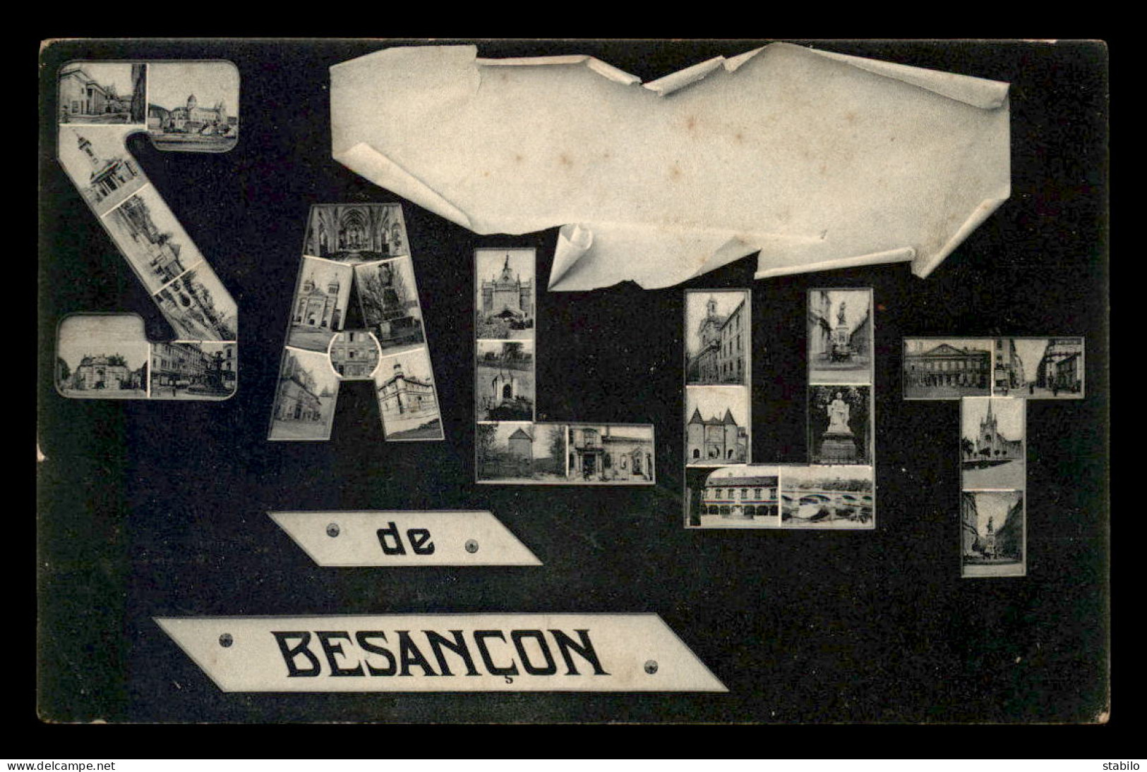 25 - BESANCON - SALUT - LETTRES MULTIVUES - Besancon