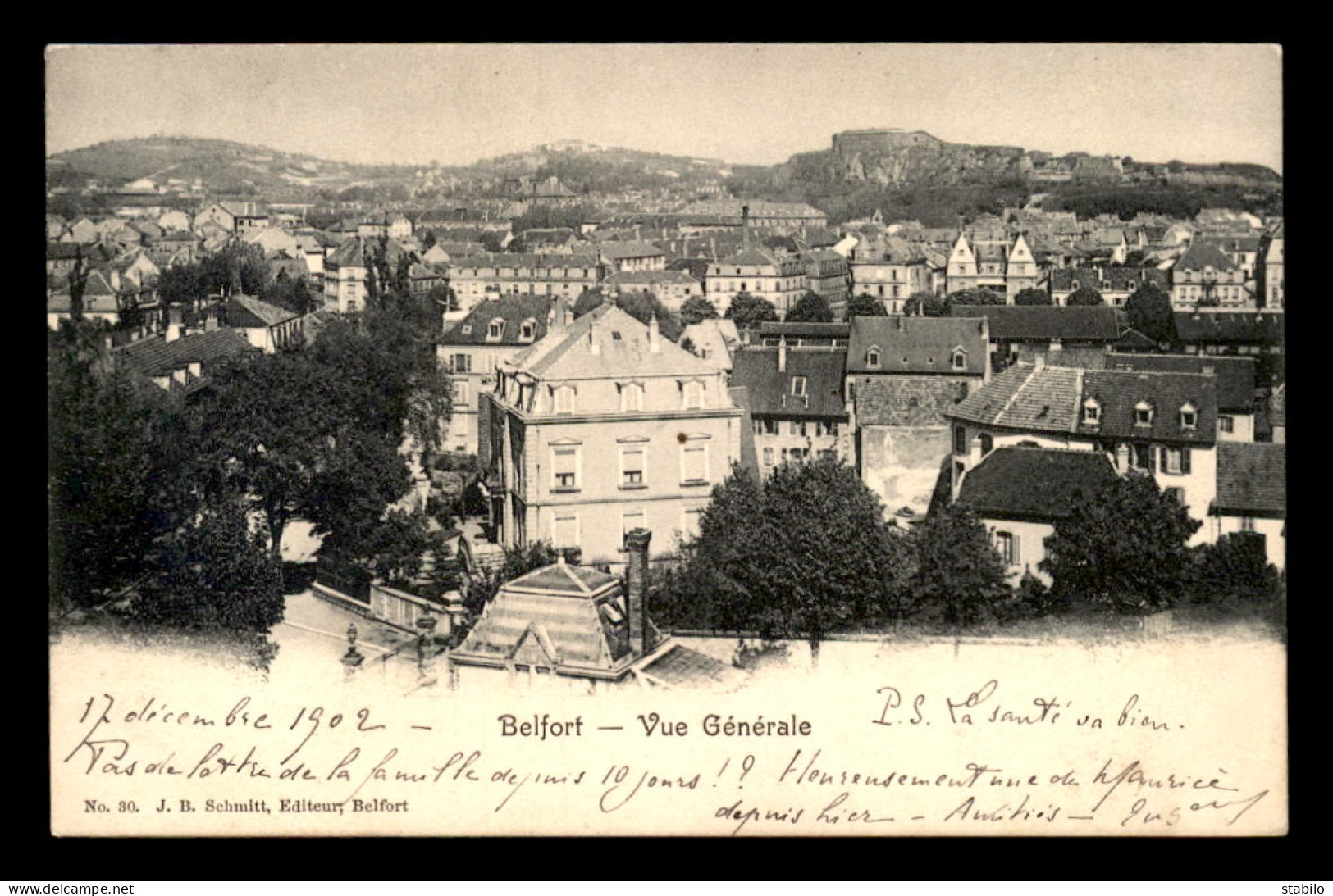 90 - BELFORT - VUE GENERALE - Belfort - Città