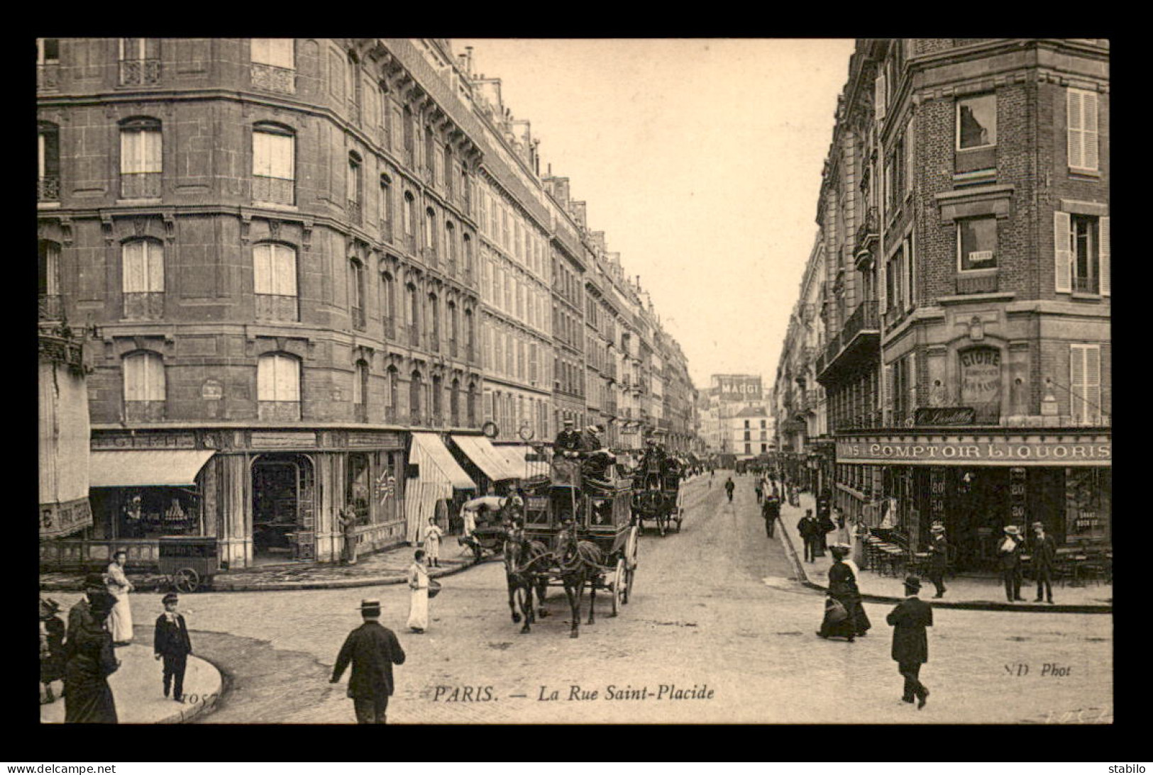 75 - PARIS 6EME - LA RUE ST-PLACIDE - Arrondissement: 06