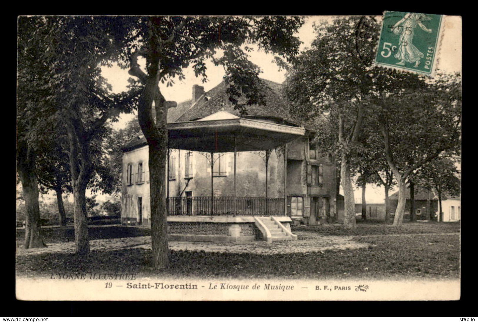 89 - SAINT-FLORENTIN - LE KIOSQUE DE MUSIQUE - Saint Florentin