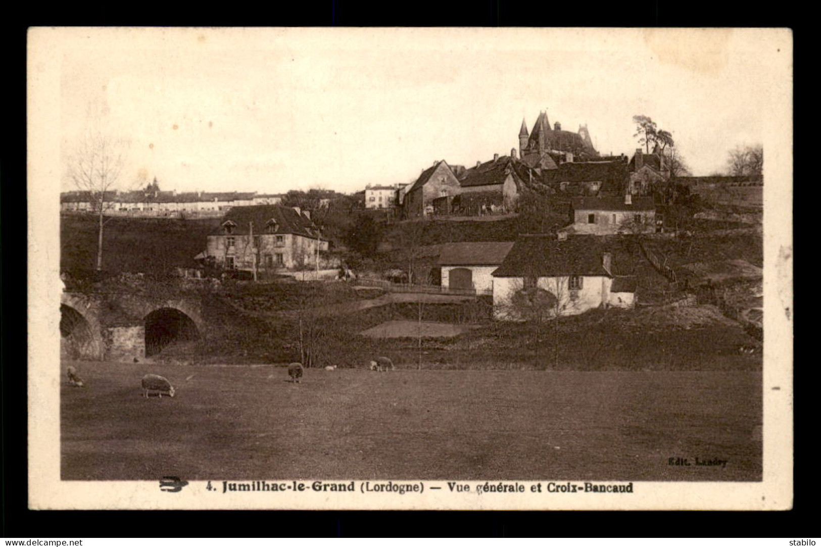 24 - JUMILHAC-LE-GRAND - VUE GENERALE ET CROIX-BANCAUD - Autres & Non Classés