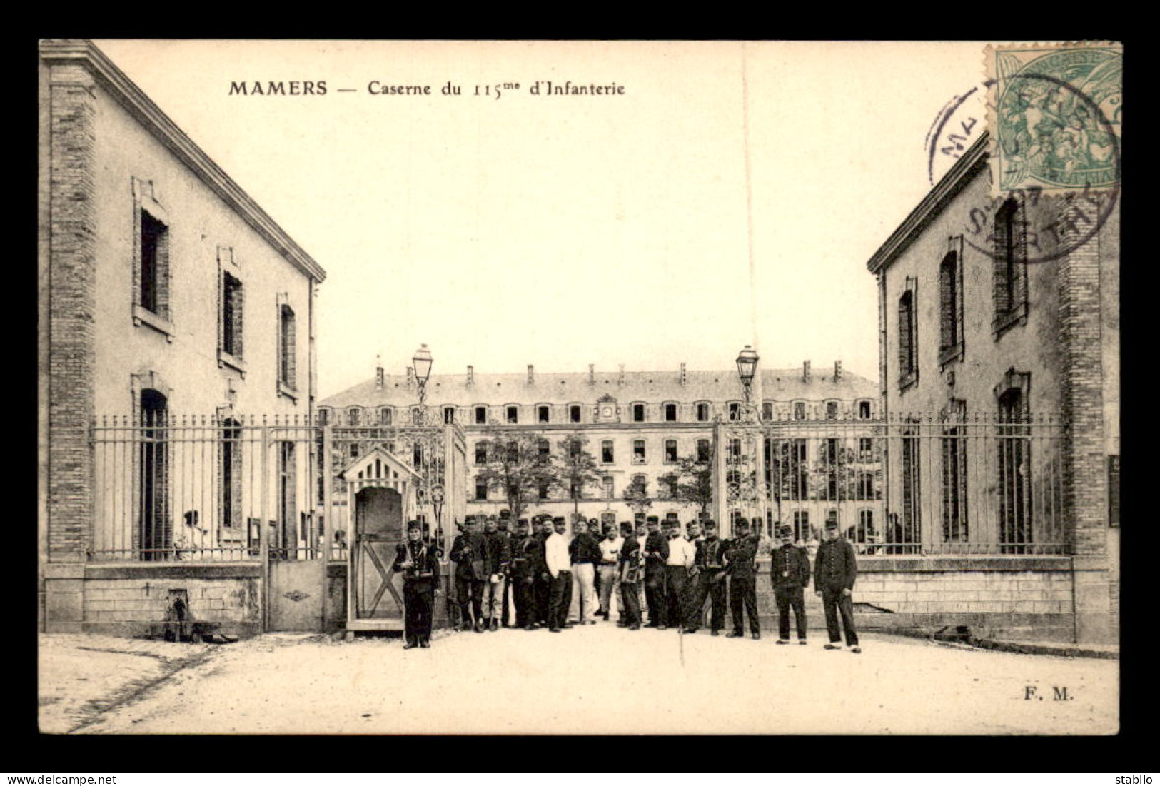 72 - MAMERS - CASERNE DU 115E D'INFANTERIE - Mamers