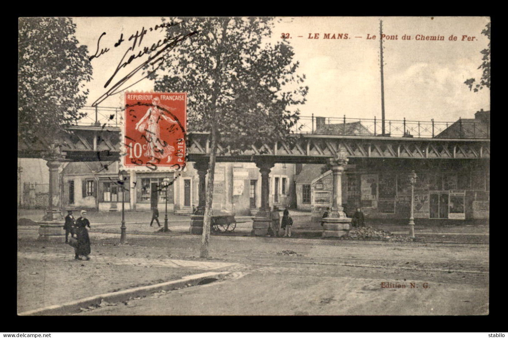 72 - LE MANS - LE PONT DU CHEMIN DE FER - Le Mans