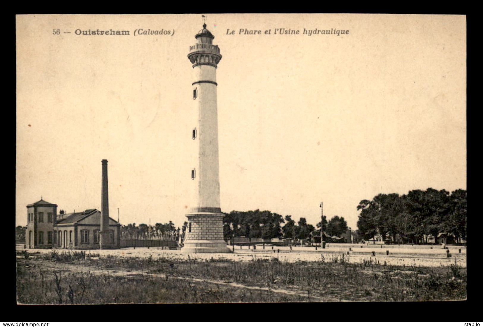 14 - OUISTREHAM - LE PHARE ET L'USINE HYDRAULIQUE - Ouistreham