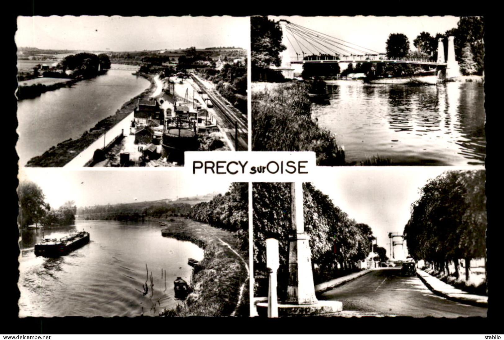 60 - PRECY-SUR-OISE - MULTIVUES - PENICHE - Précy-sur-Oise