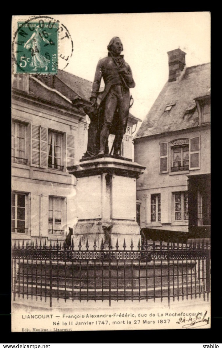 60 - LIANCOURT - MONUMENT FRANCOIS-ALEXANDRE-FREDERIC DUC DE LA ROCHEFOUCAULD - Liancourt