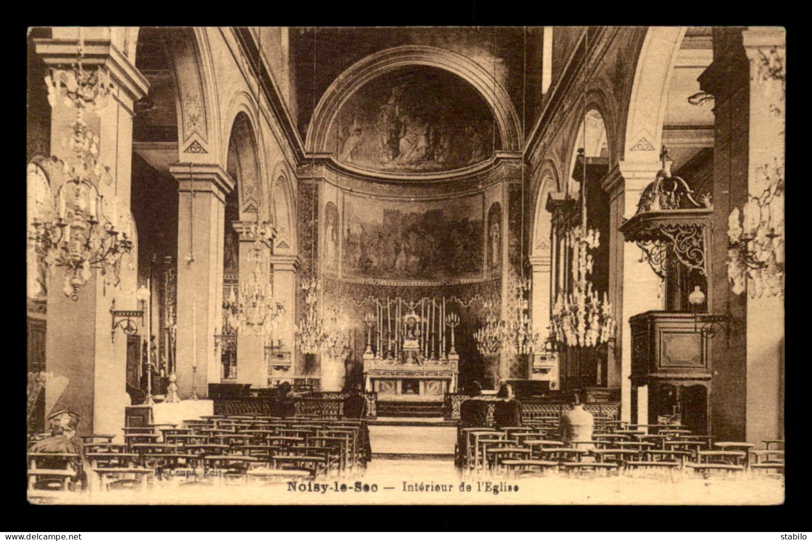 93 - NOISY-LE-SEC - INTERIEUR DE L'EGLISE - VOIR ETAT - Noisy Le Sec