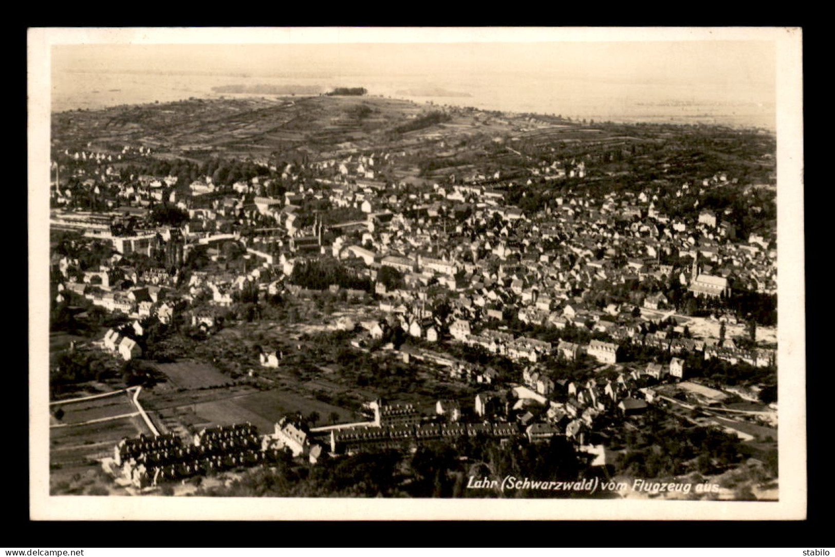 ALLEMAGNE - LAHR-BADEN - SCHWARZWALD - VOM FLUGZEUG AUS - Lahr