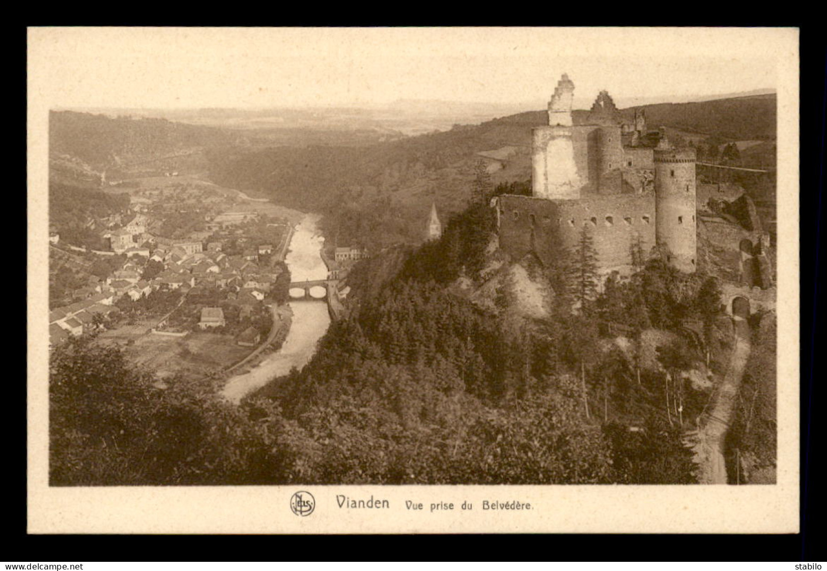 LUXEMBOURG - VIANDEN - VUE PRISE DU BELVEDERE - Vianden