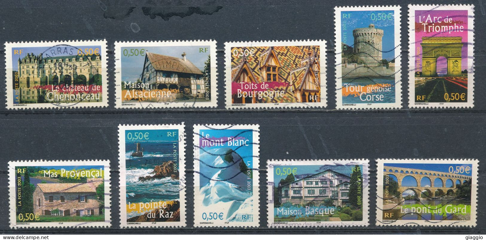 °°° FRANCE - Y&T N° 3595/604 - 2003 °°° - Used Stamps