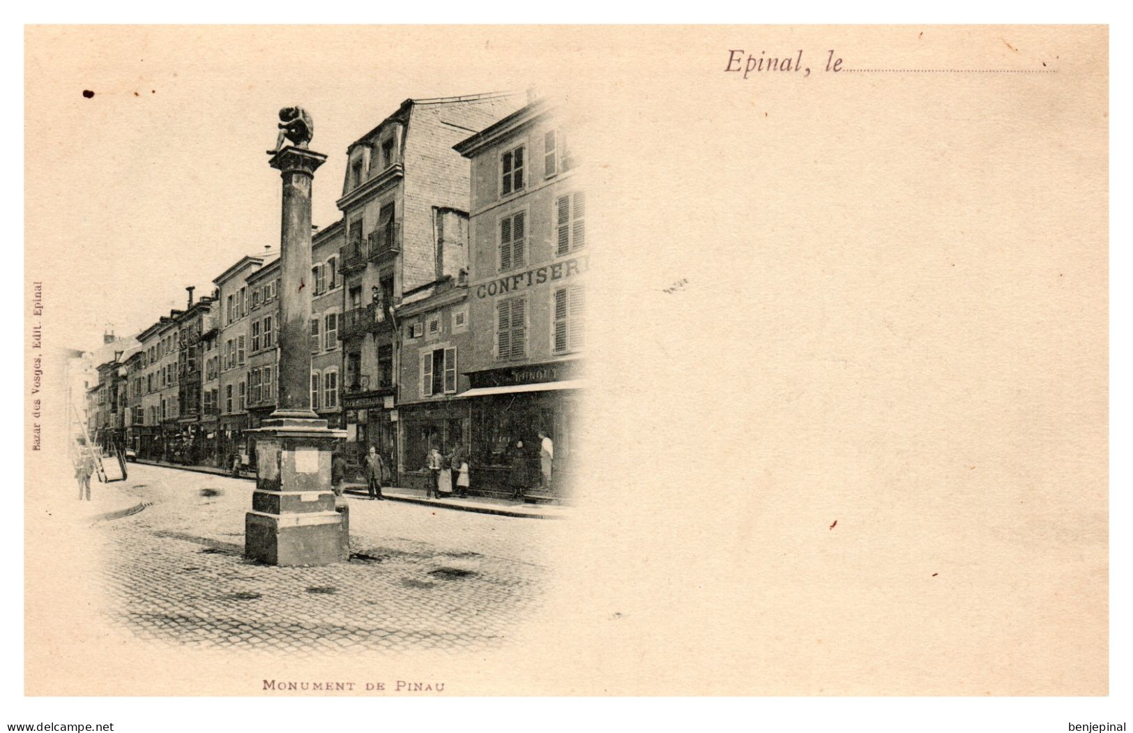 Epinal - Monument De Pinau - Epinal