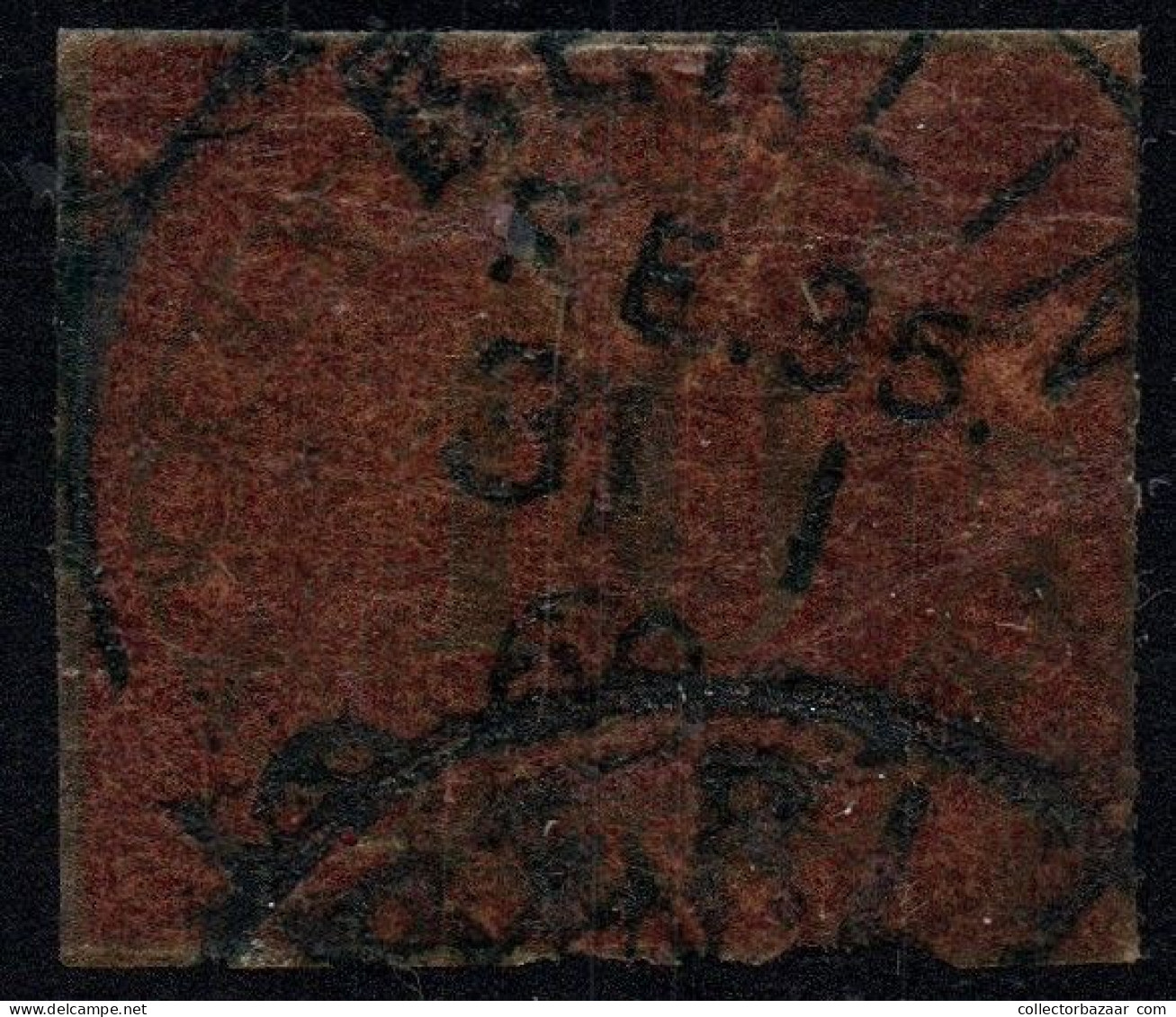 Preussen Michel #20 Very Apealing Stamp For This Fragile Paper - Oblitérés