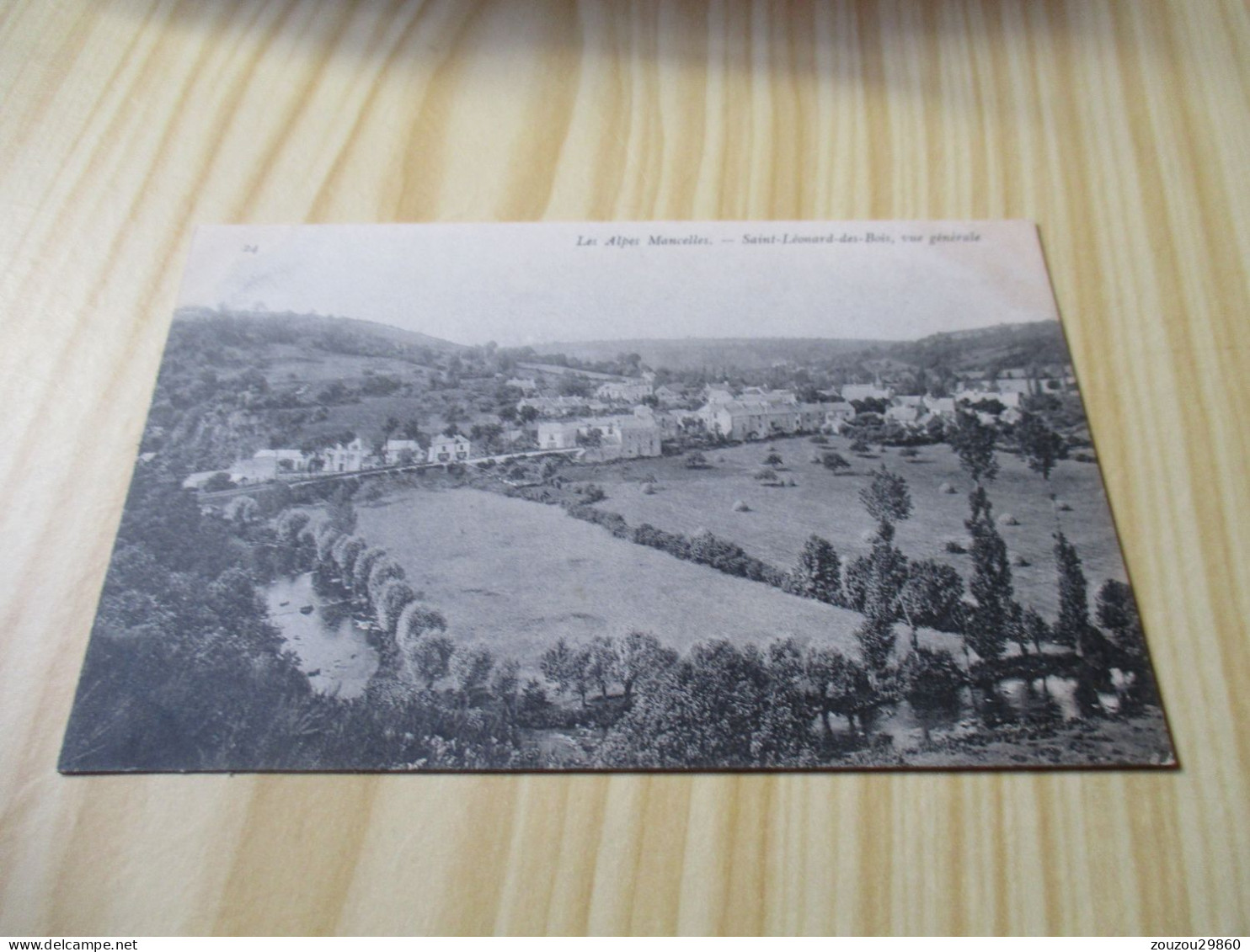 CPA Saint-Léonard-des-Bois (72).Vue Générale. - Saint Leonard Des Bois