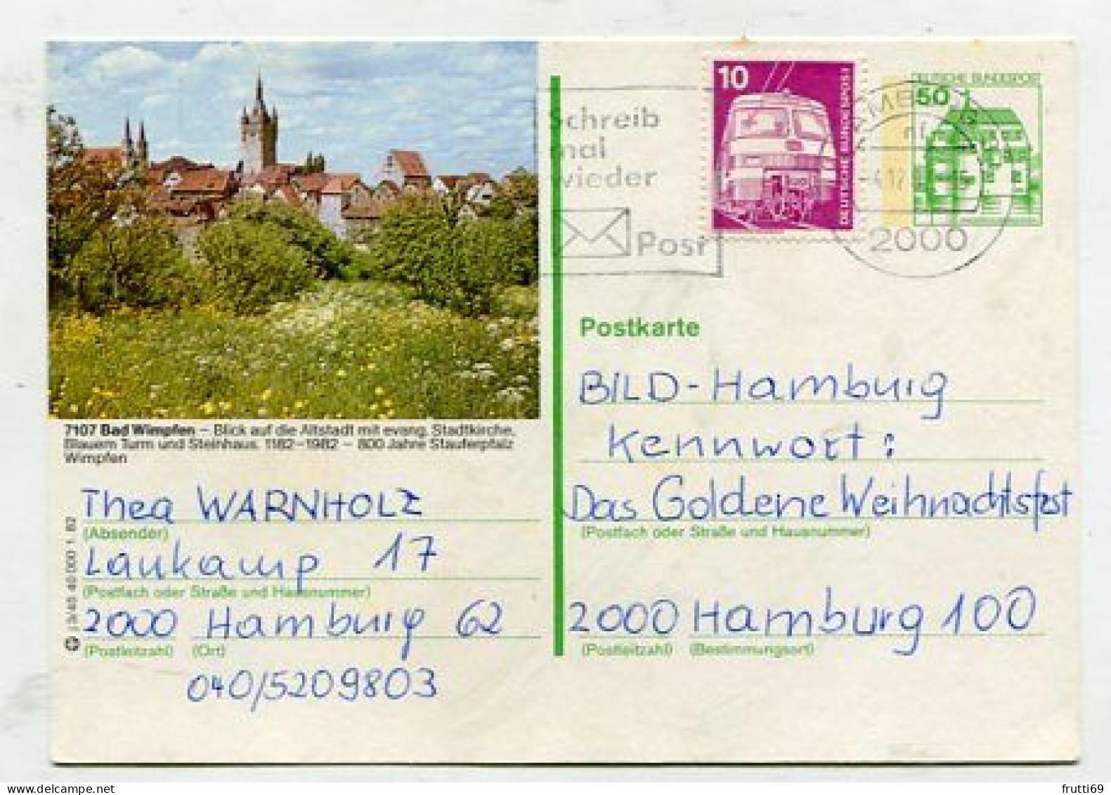 AK 213216 GERMANY - Bad Wimpfen - Bad Wimpfen