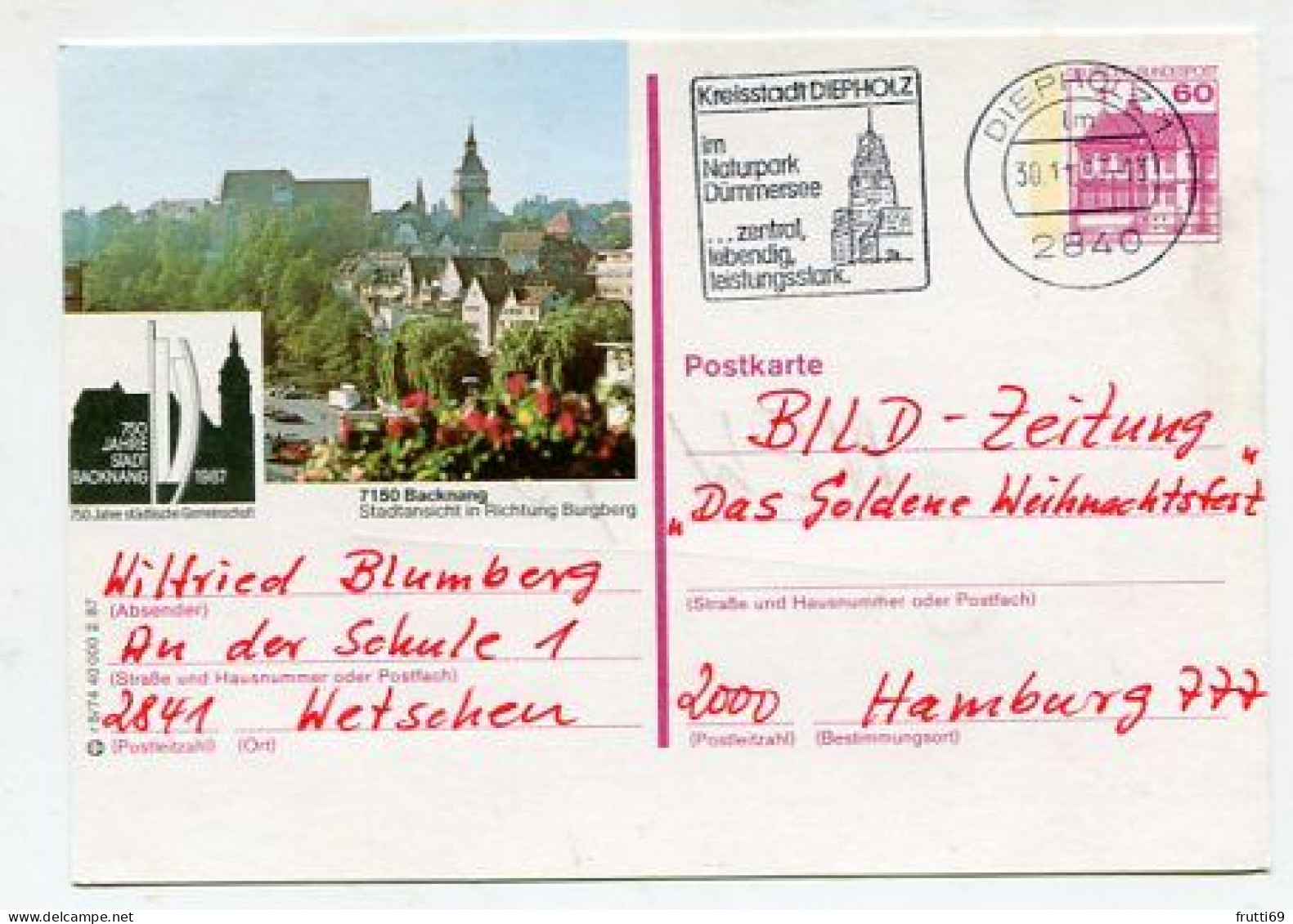 AK 213219 GERMANY - Backnang - Backnang